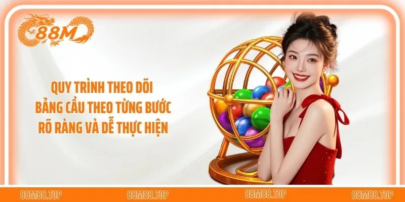 Quy trình theo dõi bảng cầu theo từng bước rõ ràng và dễ thực hiện