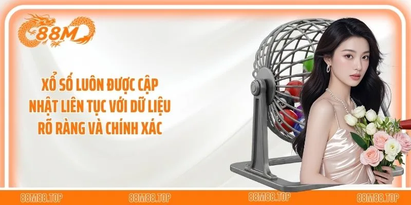 Xổ số luôn được cập nhật liên tục với dữ liệu rõ ràng và chính xác